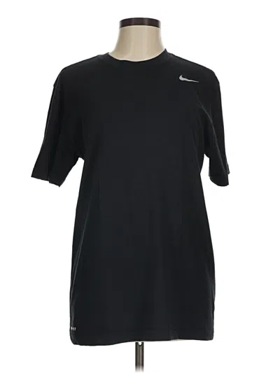 Pre-owned Nike Active T-shirt In Black