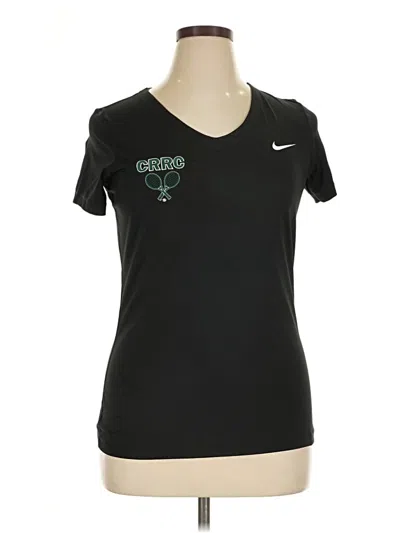 Pre-owned Nike Active T-shirt In Black