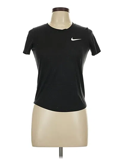 Pre-owned Nike Active T-shirt In Black