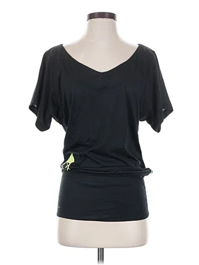 Pre-owned Nike Active T-shirt In Black