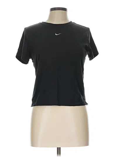 Pre-owned Nike Active T-shirt In Black