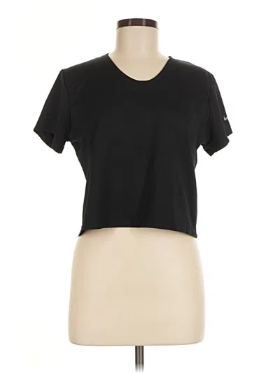 Pre-owned Nike Active T-shirt In Black