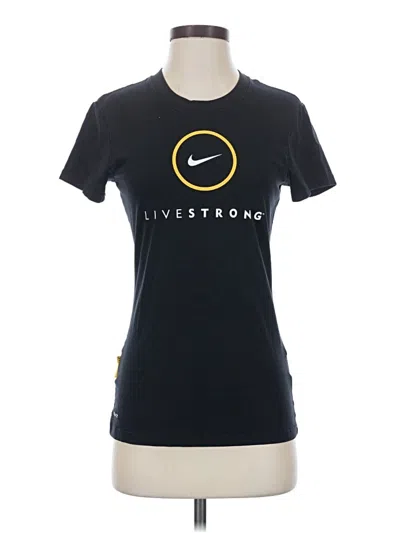 Pre-owned Nike Active T-shirt In Black