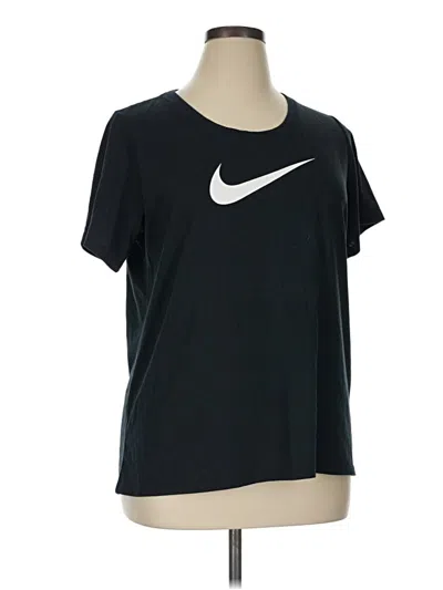 Pre-owned Nike Active T-shirt In Black