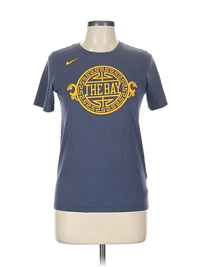Pre-owned Nike Active T-shirt In Blue