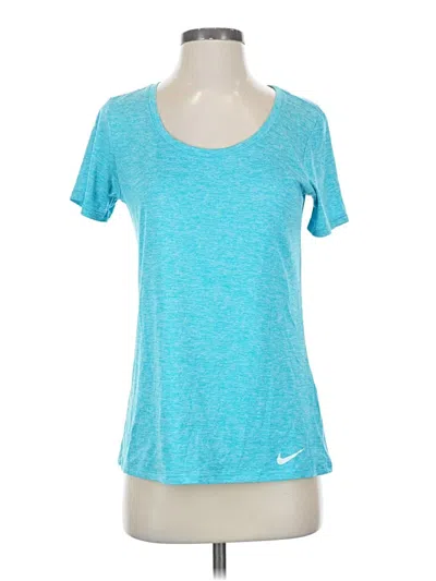 Pre-owned Nike Active T-shirt In Blue