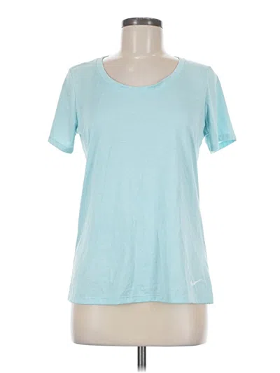 Pre-owned Nike Active T-shirt In Blue