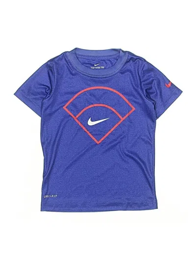 Pre-owned Nike Kids' Active T-shirt In Blue