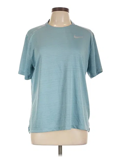 Pre-owned Nike Active T-shirt In Blue