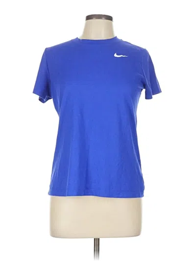 Pre-owned Nike Active T-shirt In Blue
