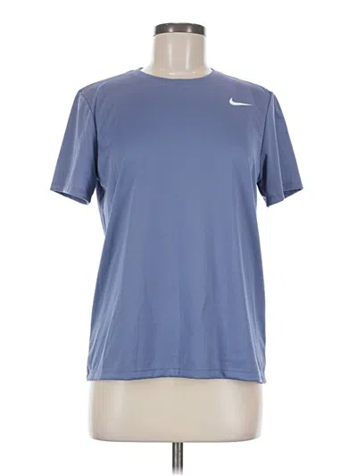 Pre-owned Nike Active T-shirt In Blue