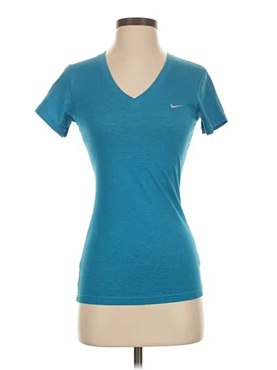 Pre-owned Nike Active T-shirt In Blue