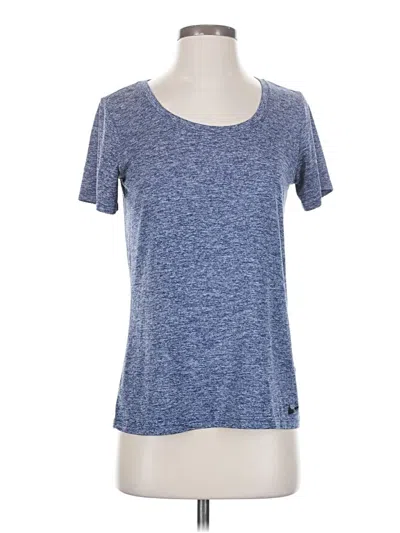 Pre-owned Nike Active T-shirt In Blue