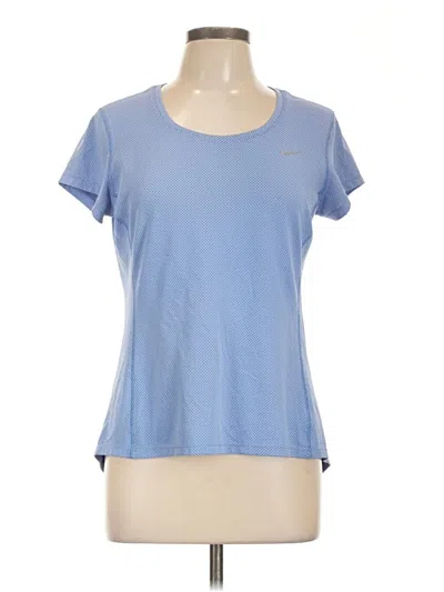 Pre-owned Nike Active T-shirt In Blue