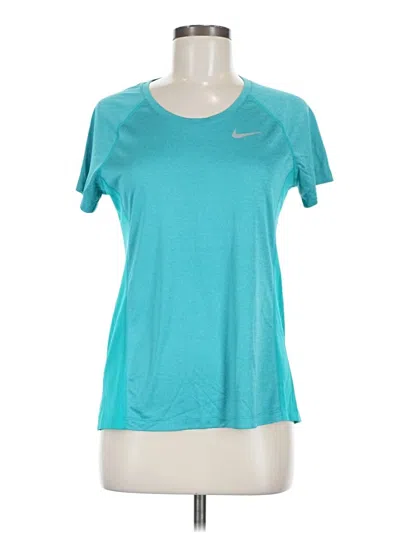 Pre-owned Nike Active T-shirt In Blue