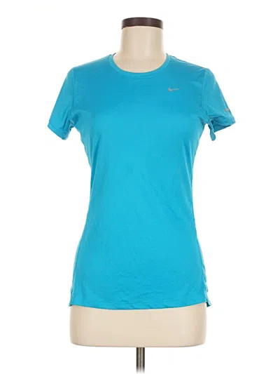 Pre-owned Nike Active T-shirt In Blue
