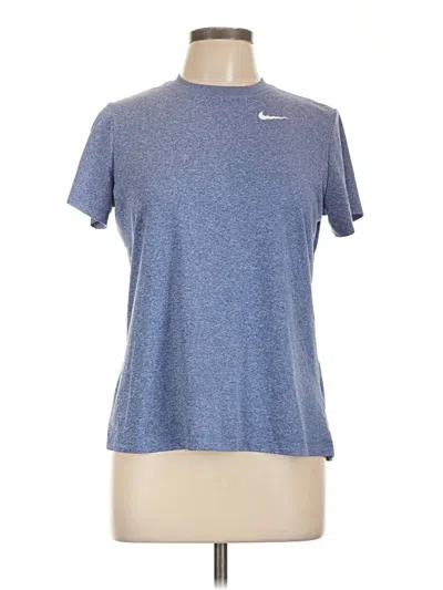 Pre-owned Nike Active T-shirt In Blue