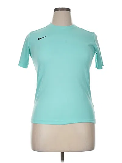 Pre-owned Nike Active T-shirt In Blue