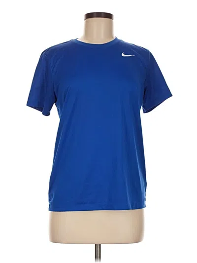 Pre-owned Nike Active T-shirt In Blue