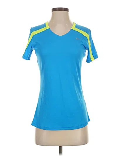 Pre-owned Nike Active T-shirt In Blue