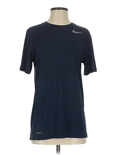 Pre-owned Nike Active T-shirt In Blue