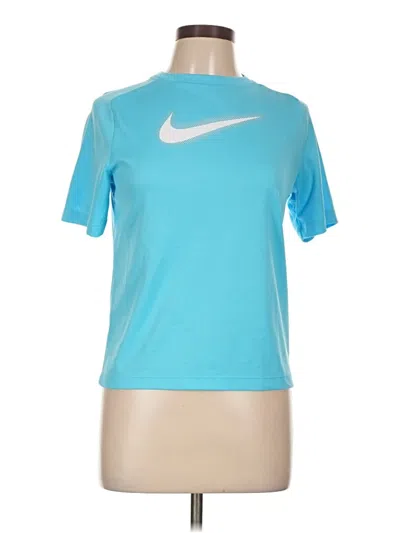 Pre-owned Nike Active T-shirt In Blue