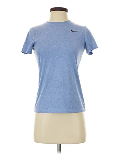Pre-owned Nike Active T-shirt In Blue