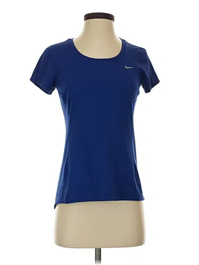 Pre-owned Nike Active T-shirt In Blue