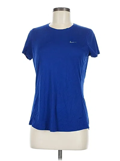 Pre-owned Nike Active T-shirt In Blue