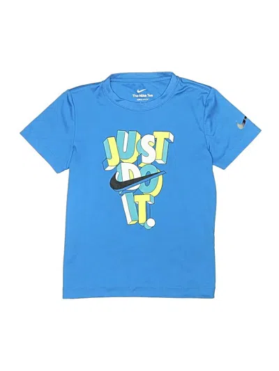 Pre-owned Nike Kids' Active T-shirt In Blue