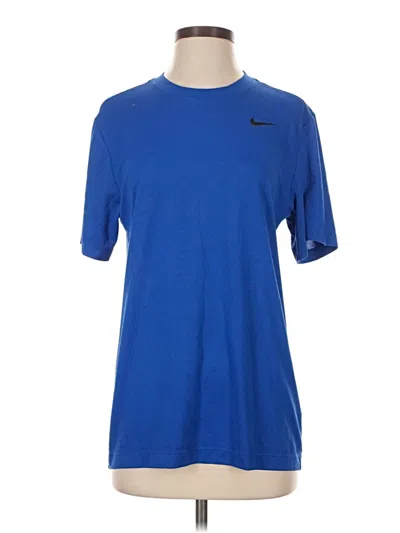 Pre-owned Nike Active T-shirt In Blue