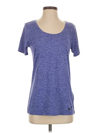 Pre-owned Nike Active T-shirt In Blue