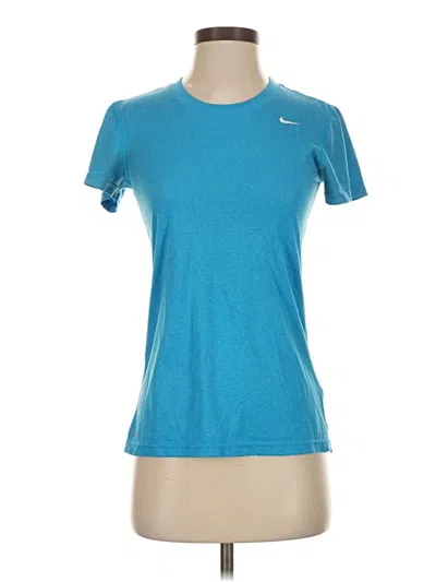 Pre-owned Nike Active T-shirt In Blue