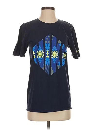 Pre-owned Nike Active T-shirt In Blue