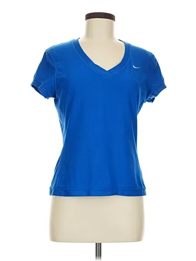 Pre-owned Nike Active T-shirt In Blue