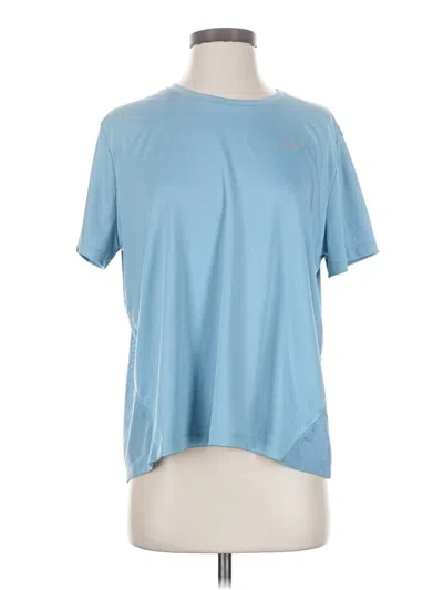 Pre-owned Nike Active T-shirt In Blue