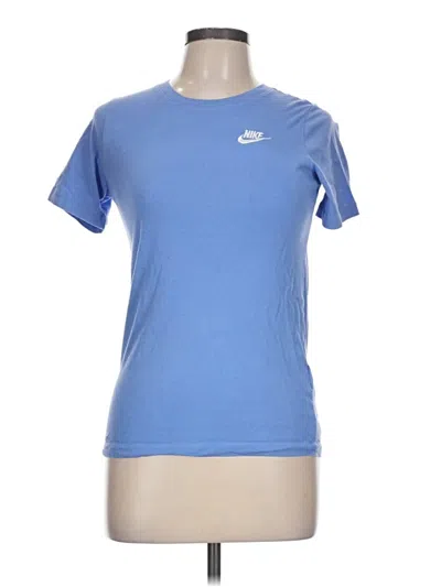 Pre-owned Nike Active T-shirt In Blue