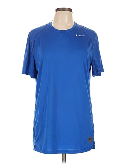 Pre-owned Nike Active T-shirt In Blue