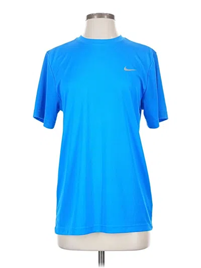Pre-owned Nike Active T-shirt In Blue