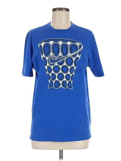 Pre-owned Nike Active T-shirt In Blue