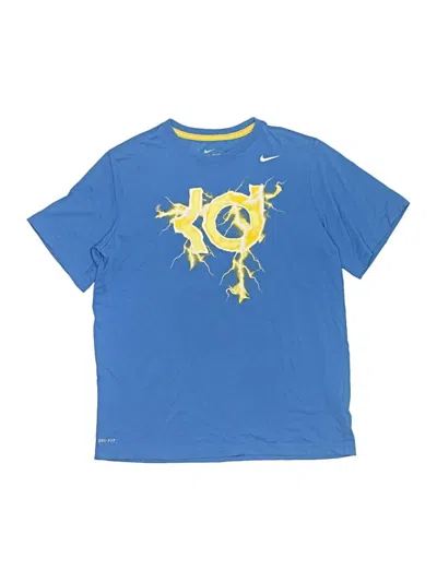 Pre-owned Nike Kids' Active T-shirt In Blue