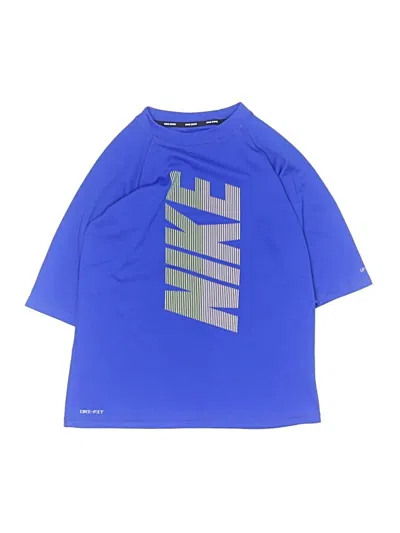 Pre-owned Nike Kids' Active T-shirt In Blue