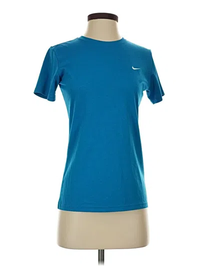 Pre-owned Nike Active T-shirt In Blue
