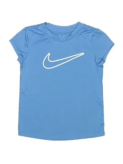 Pre-owned Nike Kids' Active T-shirt In Blue