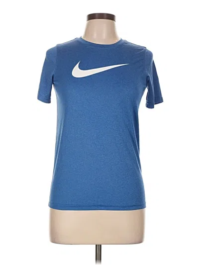Pre-owned Nike Active T-shirt In Blue