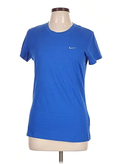 Pre-owned Nike Active T-shirt In Blue