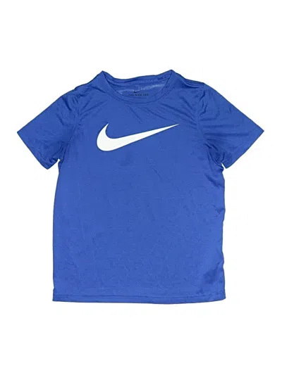 Pre-owned Nike Kids' Active T-shirt In Blue