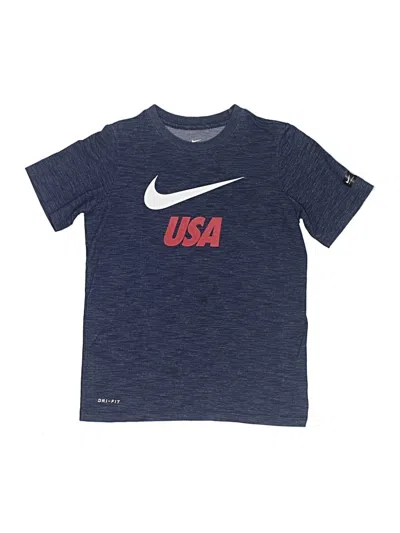 Pre-owned Nike Kids' Active T-shirt In Blue