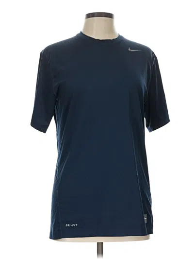 Pre-owned Nike Active T-shirt In Blue