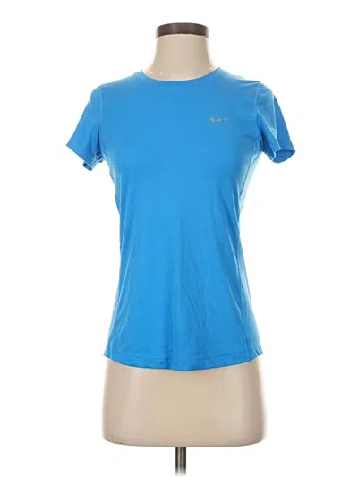Pre-owned Nike Active T-shirt In Blue